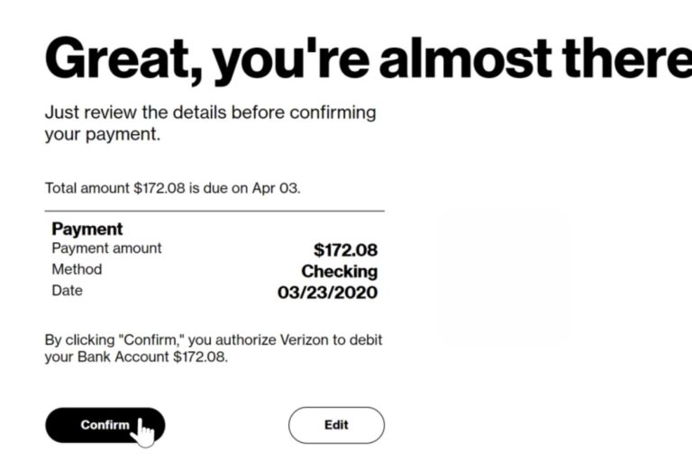 Contacto de Verizon para realizar el pago de la factura telefónica
